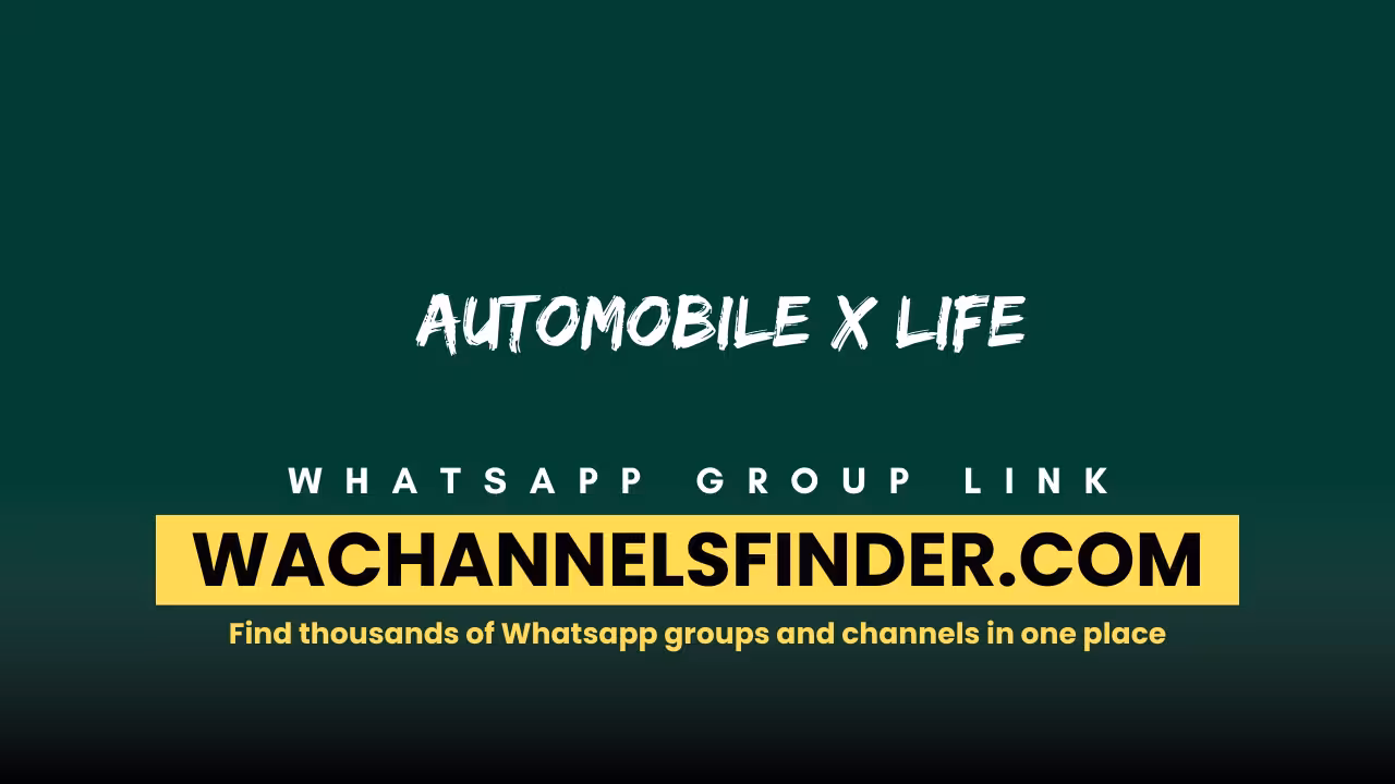 AUTOMOBILE x LIFE - WhatsApp Channel