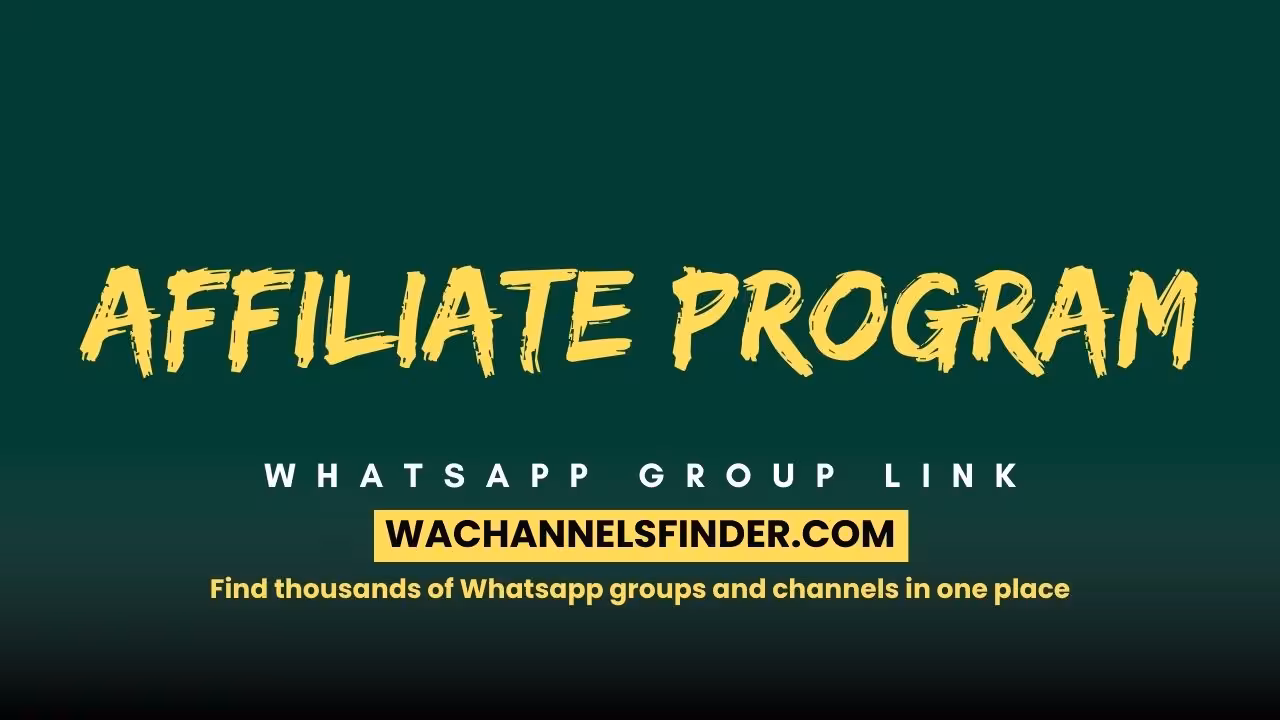Affiliate Program - WhatsApp Channel