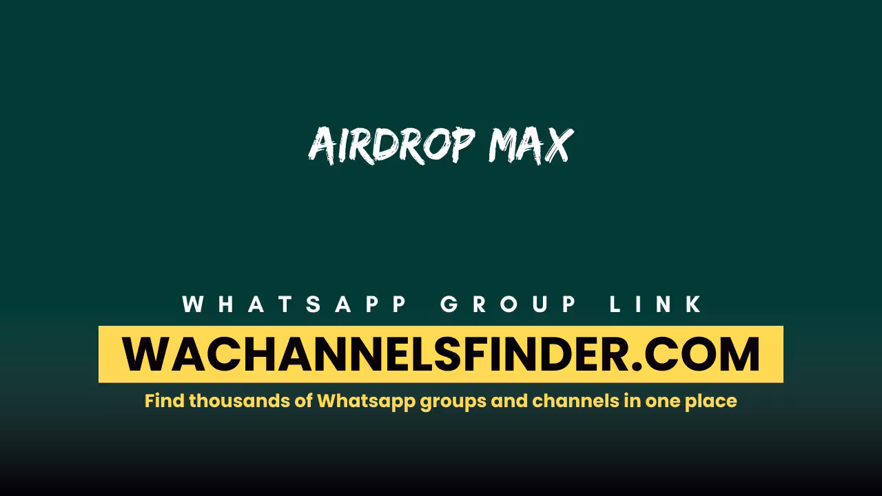AIRDROP MAX - WhatsApp Channel