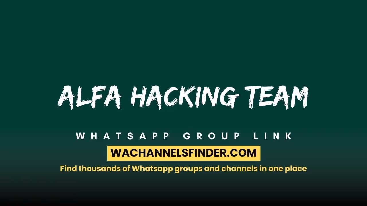 Alfa Hacking Team - WhatsApp Channel
