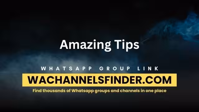 Amazing Tips - WhatsApp Channel