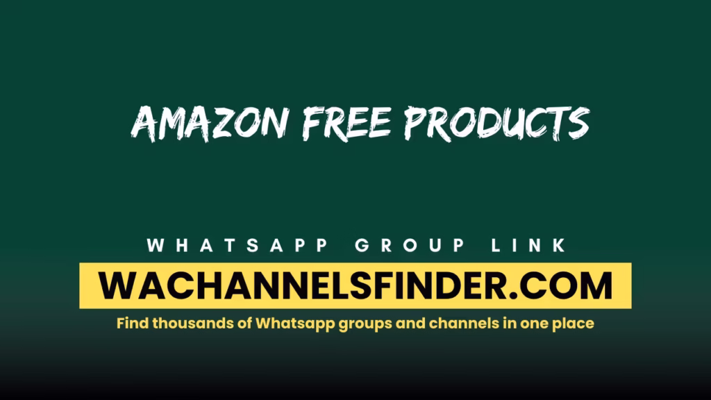 Amazon Free Products Whatsapp Group link
