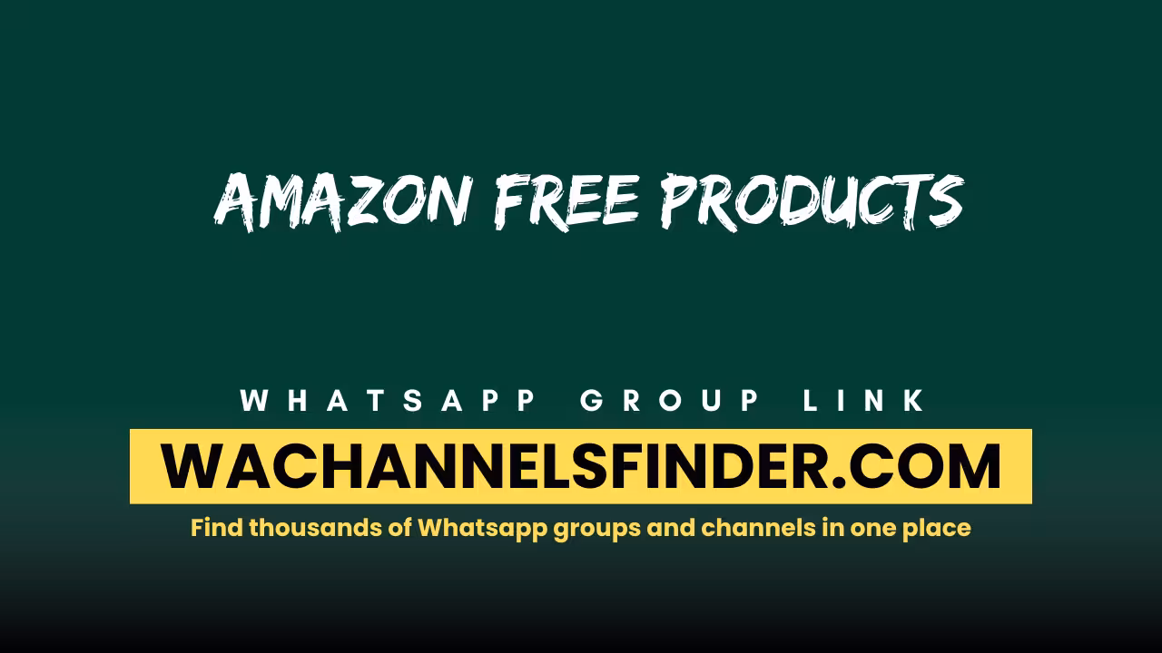 Amazon Free Products - WhatsApp Channel