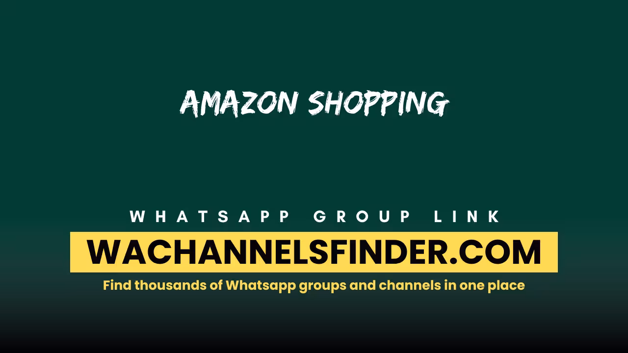 Amazon shopping - WhatsApp Channel