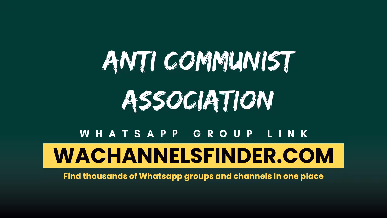 Anti Communist Association - WhatsApp Channel