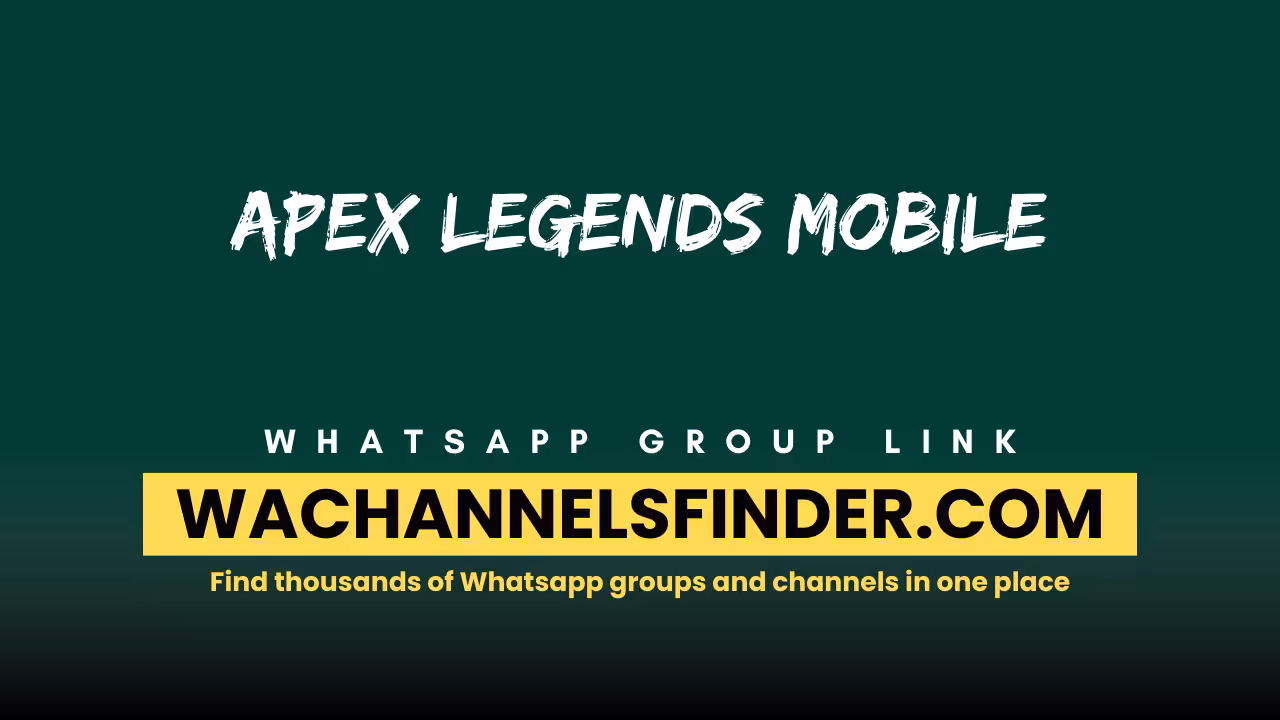 Apex legends mobile - WhatsApp Channel