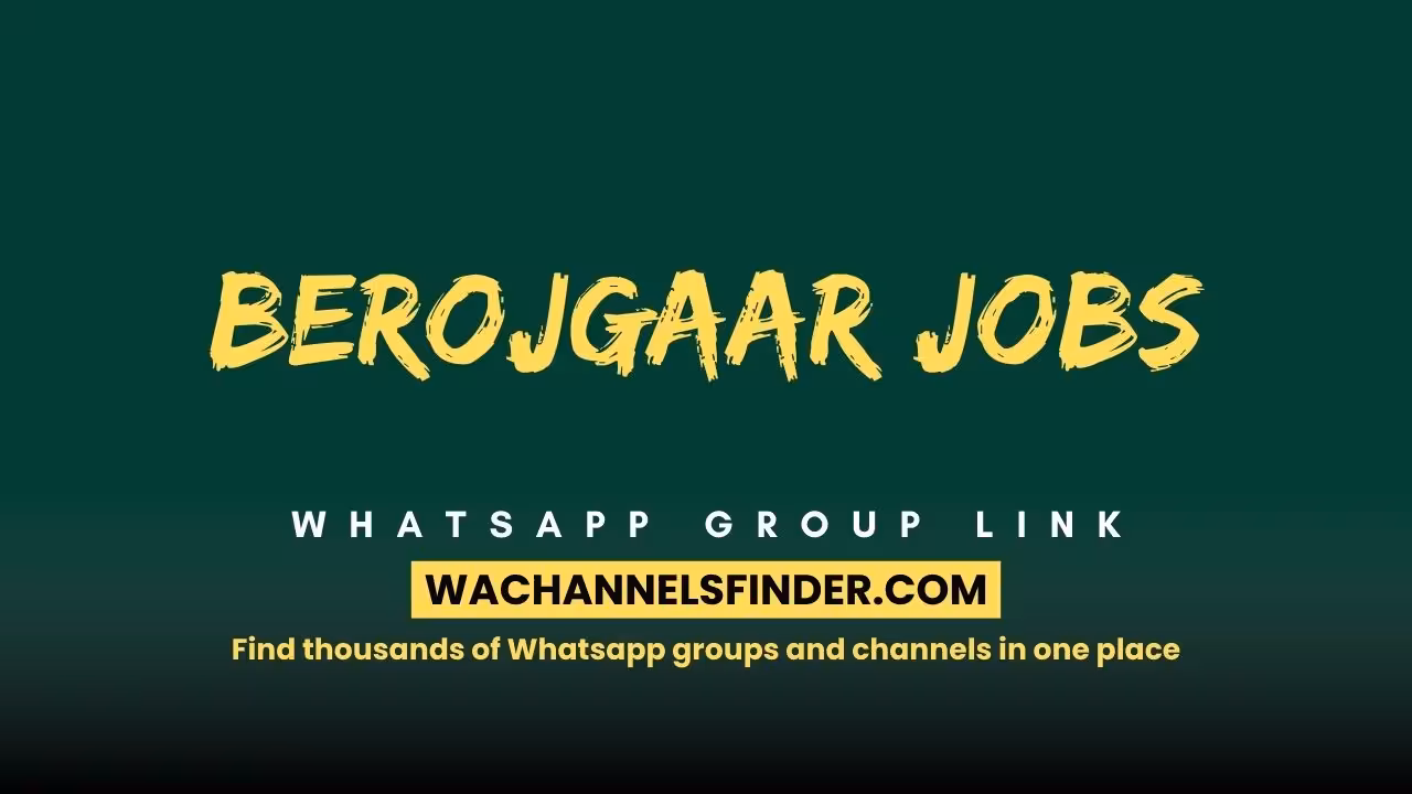Berojgaar Jobs - WhatsApp Channel