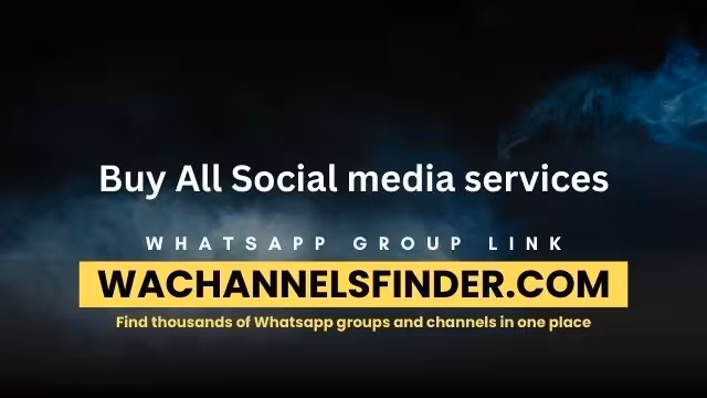 Buy All Social media services - WhatsApp Channel