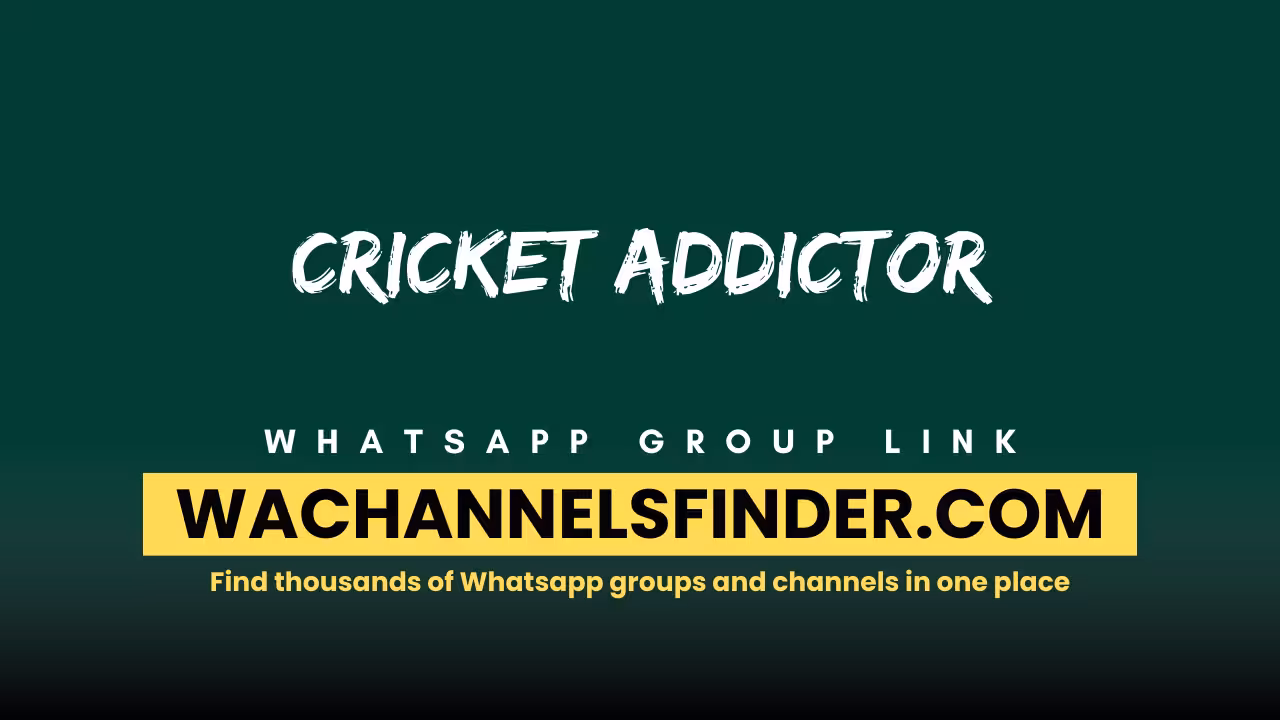 CRiCKET ADDiCTor - WhatsApp Channel