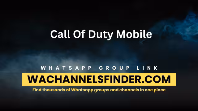 Call Of Duty Mobile Whatsapp Group link