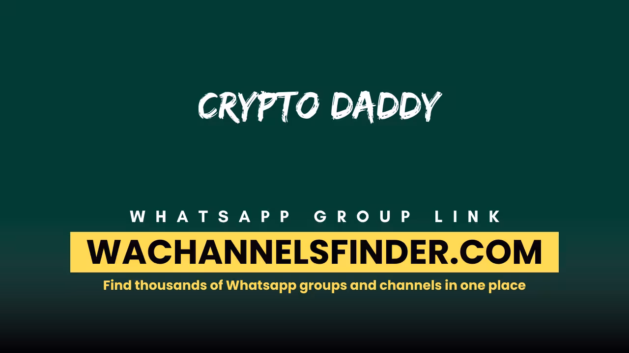 Crypto Daddy - WhatsApp Channel