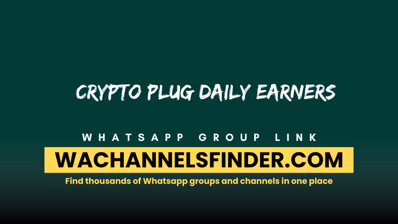 Crypto Plug Daily Earners - WhatsApp Channel