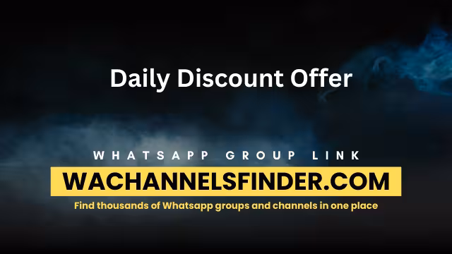 Daily Discount Offer - WhatsApp Channel
