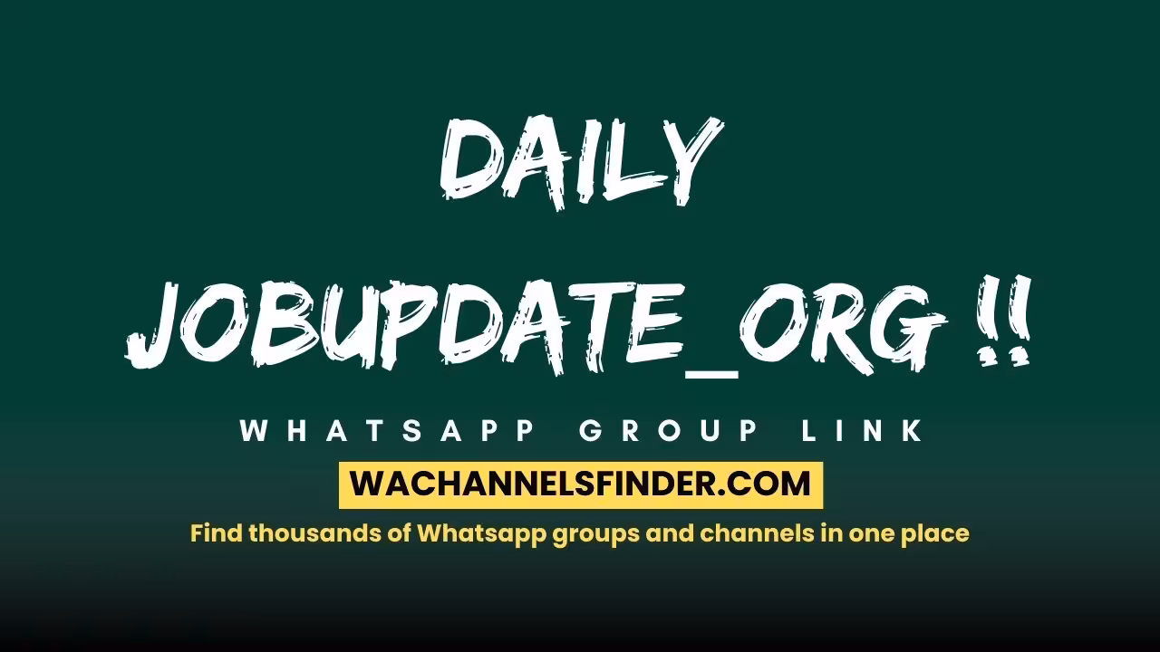 Daily Jobupdate_Org !! - WhatsApp Channel