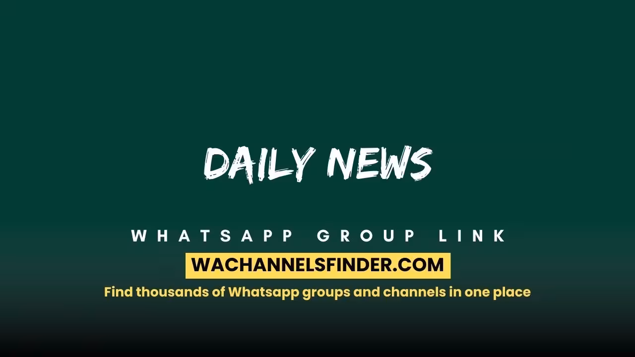 Daily news - WhatsApp Channel