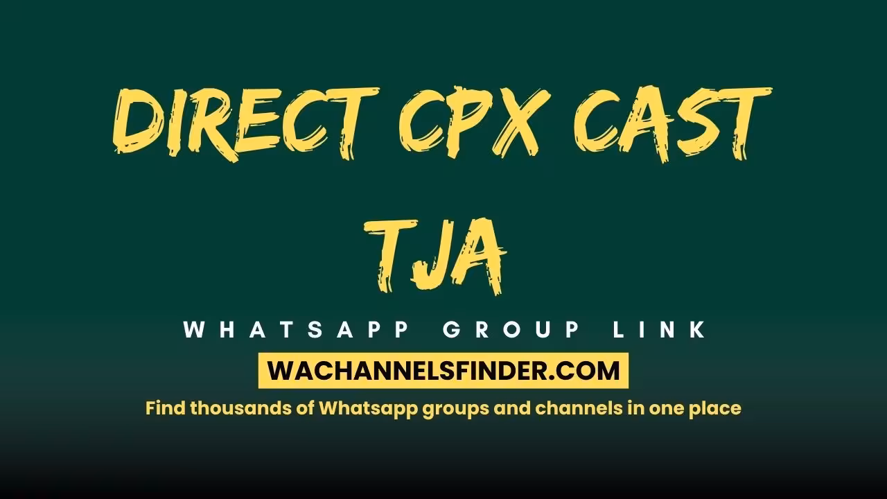 Direct cpx cast TJA - WhatsApp Channel