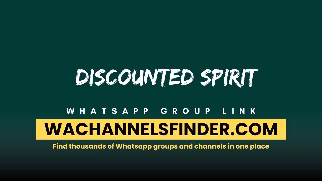 Discounted Spirit - WhatsApp Channel