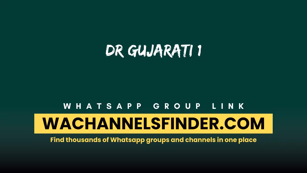 DR GUJARATI 1 - WhatsApp Channel