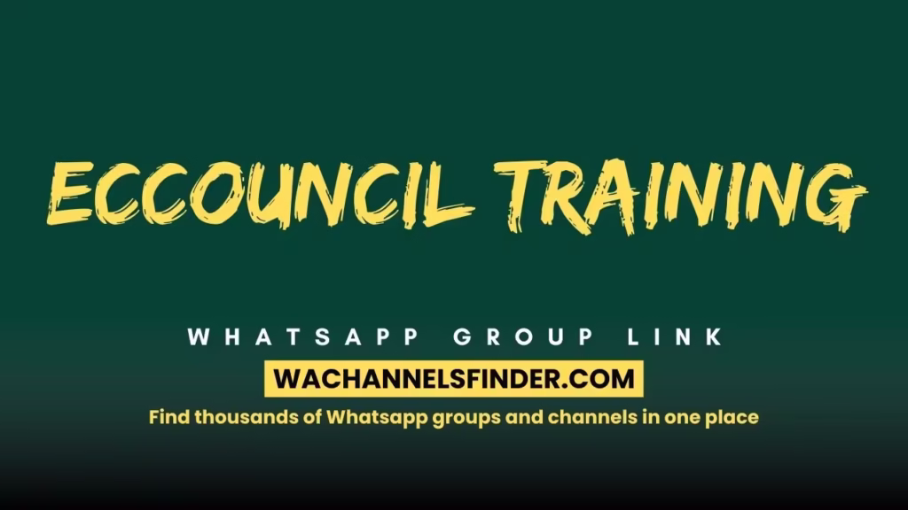 Encouncil Training Whatsapp Group Link