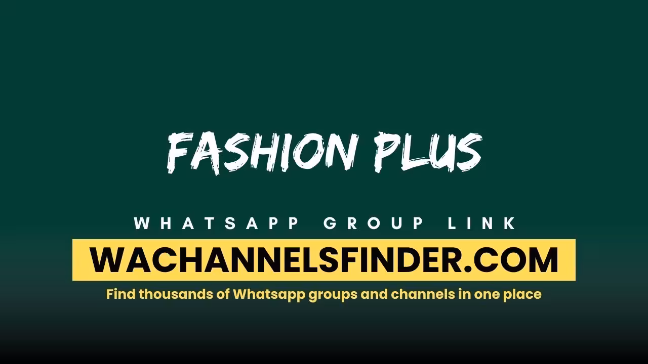 Fashion Plus - WhatsApp Channel