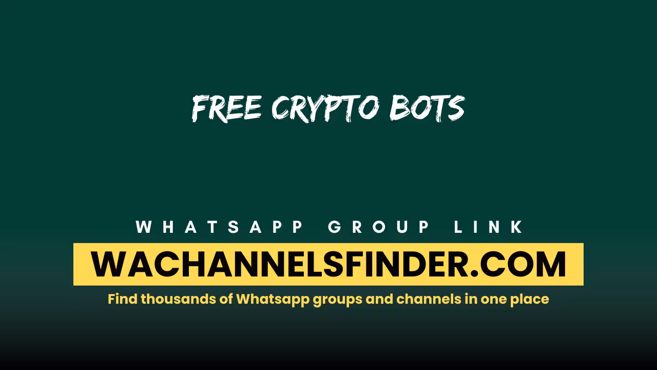Free Crypto Bots - WhatsApp Channel