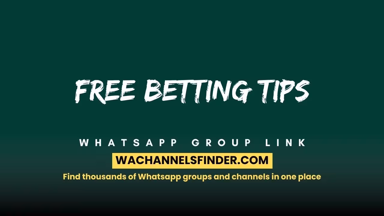 Free Betting Tips - WhatsApp Channel