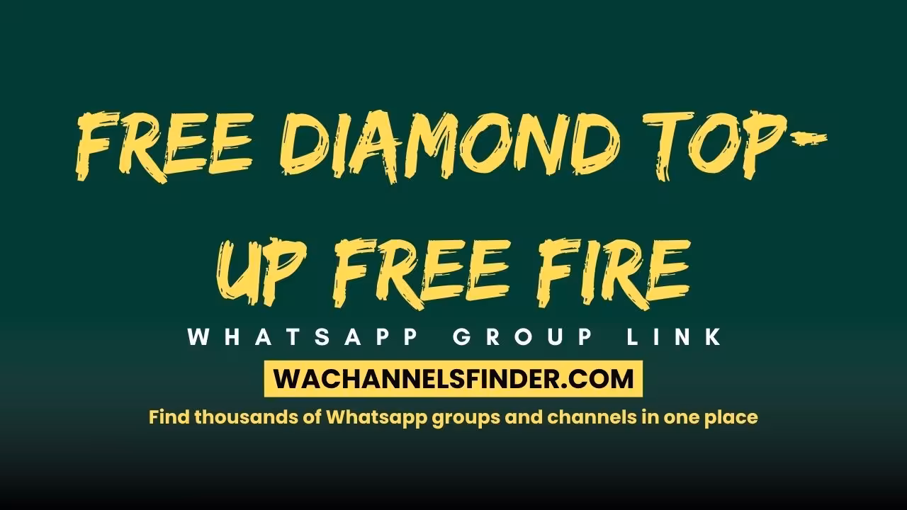 Free Diamond Top-up Free Fire - WhatsApp Channel