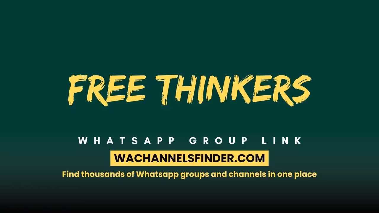 Free Thinkers - WhatsApp Channel