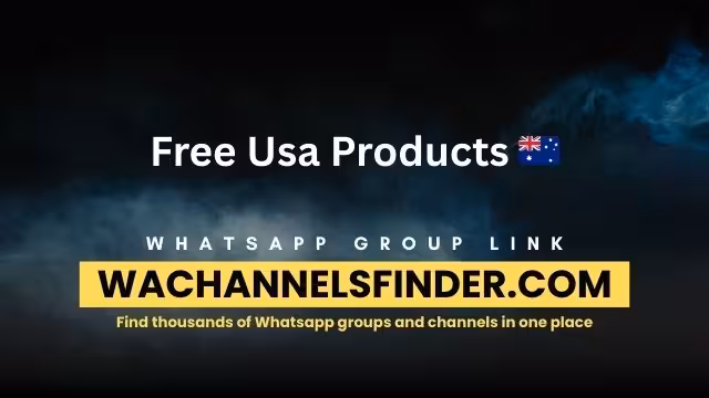 Free Usa Products🇦🇺 - WhatsApp Channel
