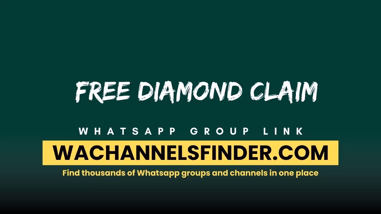 Free diamond claim - WhatsApp Channel