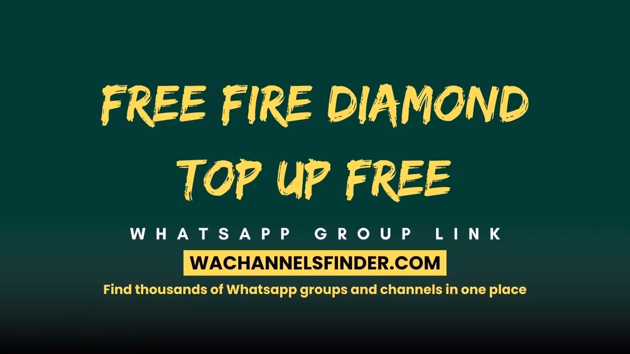 Free fire Diamond Top up free - WhatsApp Channel