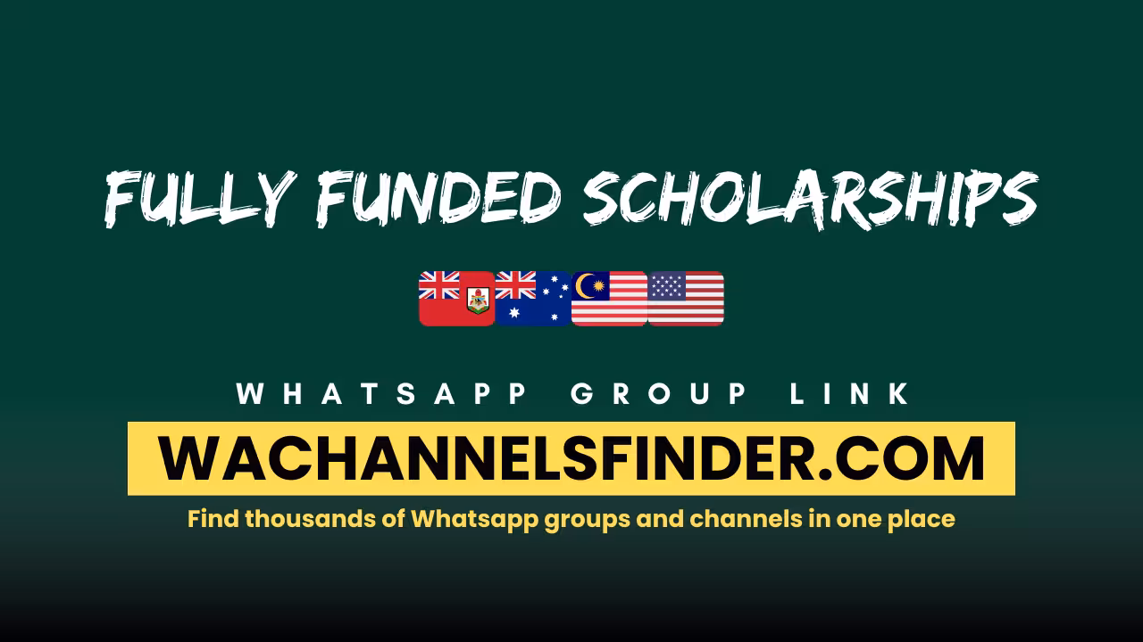 Fully funded scholarships 🇧🇲🇭🇲🇲🇾🇺🇸 - WhatsApp Channel