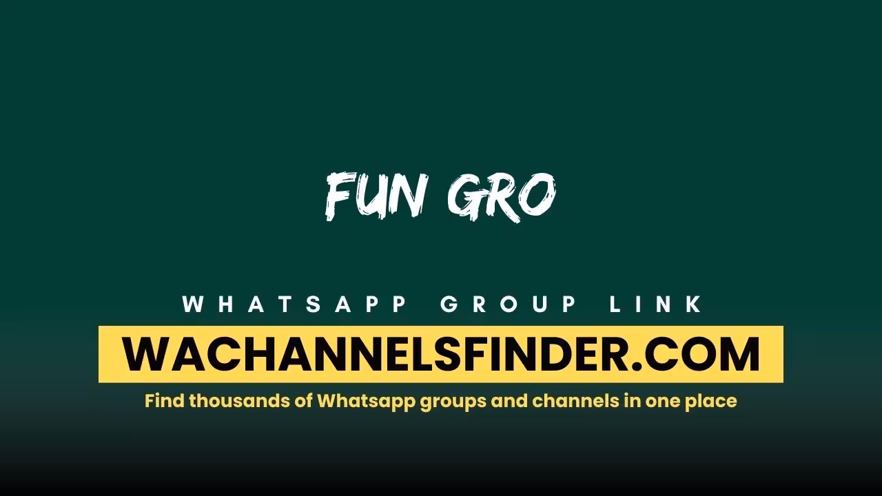 Fun gro - WhatsApp Channel