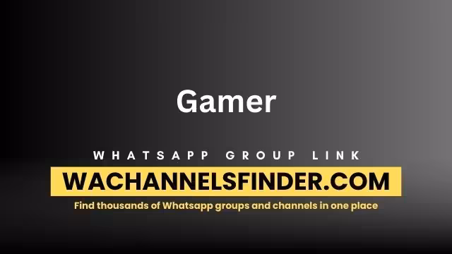 Gamer - WhatsApp Channel
