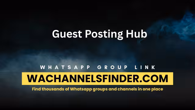 Guest Posting Hub - WhatsApp Channel