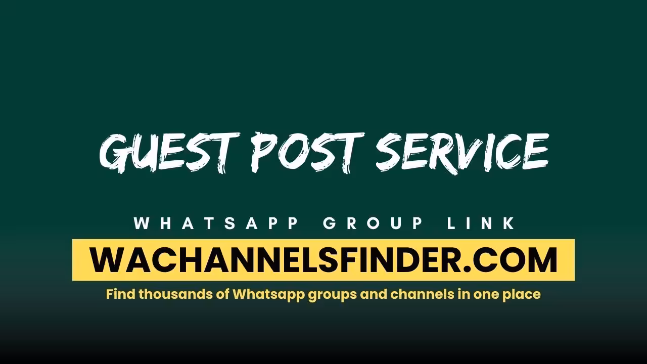 Guest Post Service - WhatsApp Channel