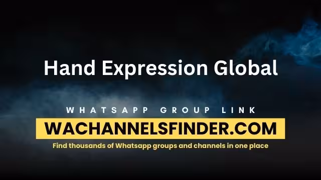 Hand Expression Global - WhatsApp Channel