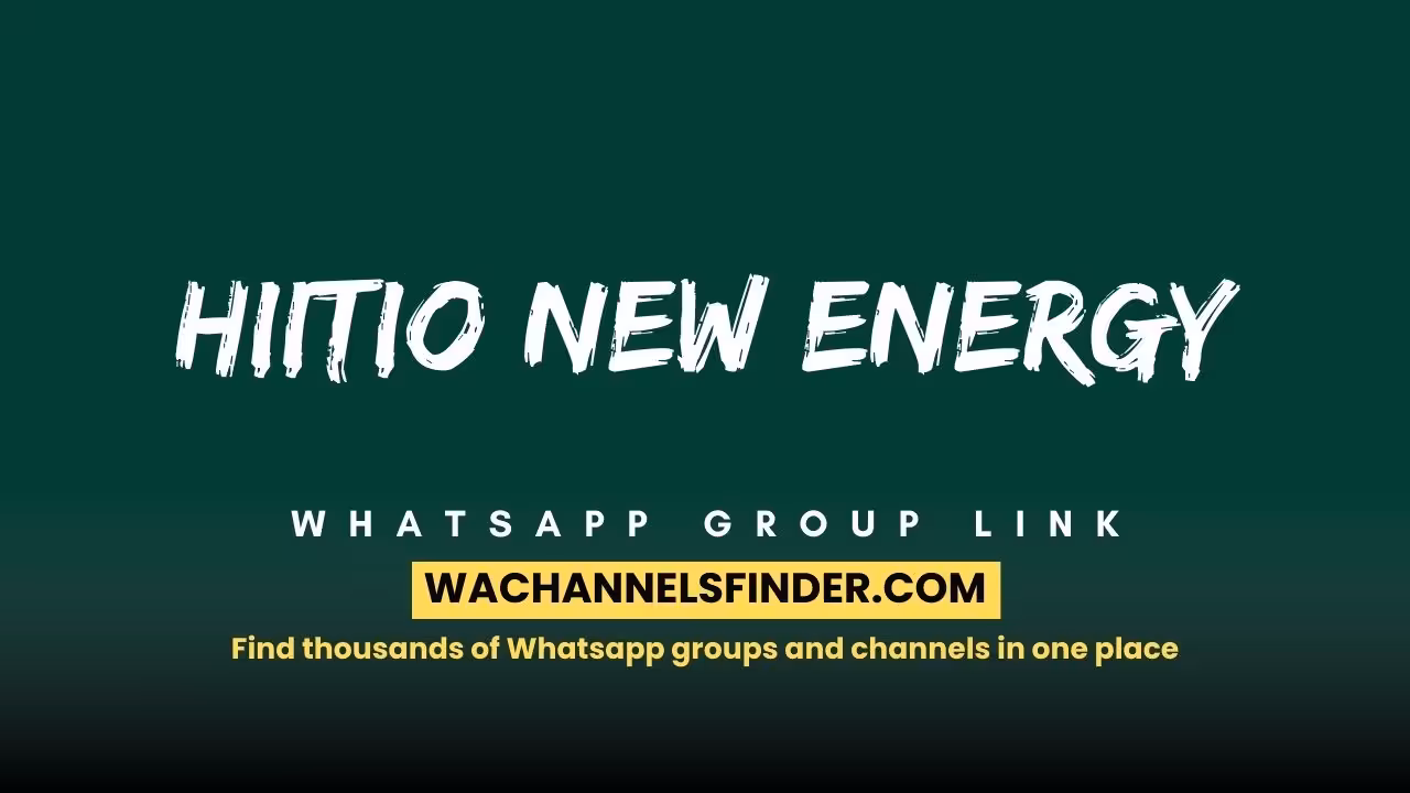 Hiitio New Energy - WhatsApp Channel