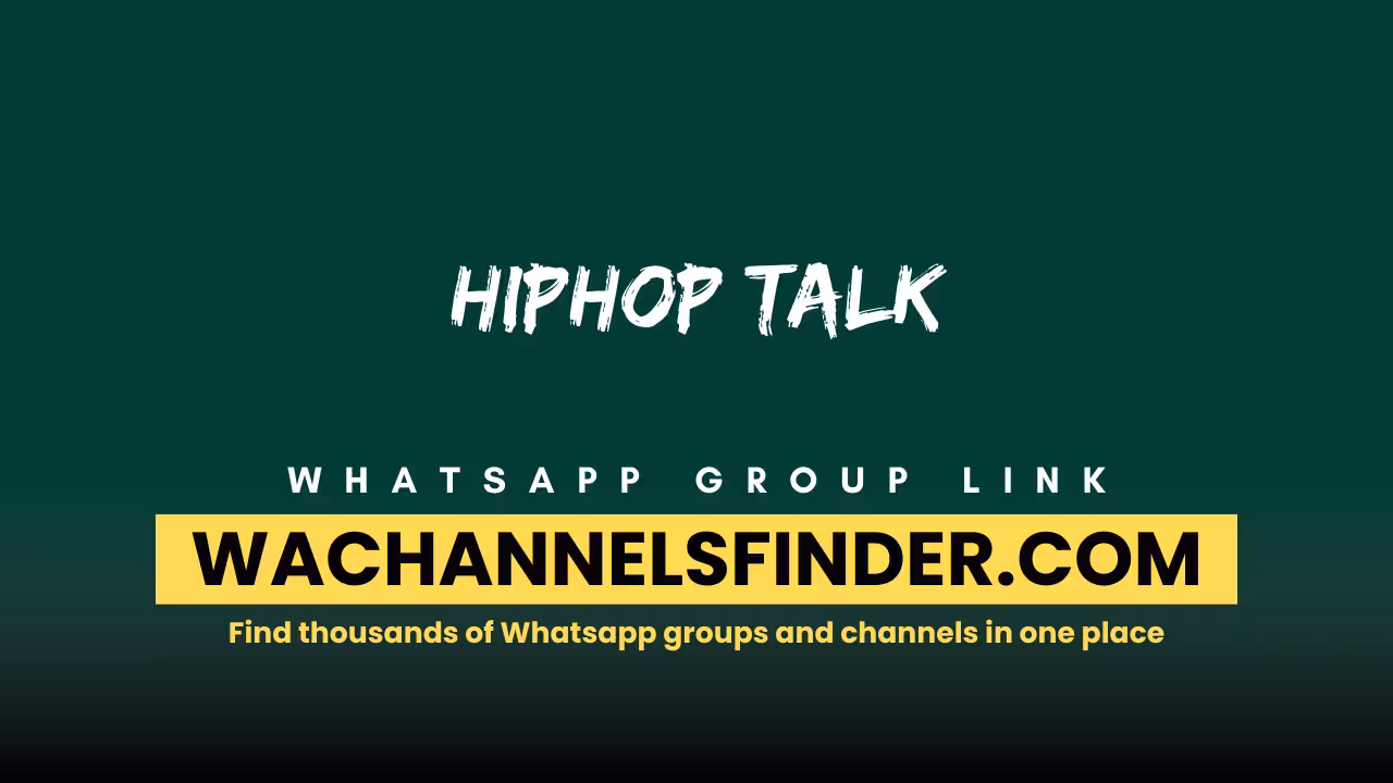 HIPHOP TALK - WhatsApp Channel