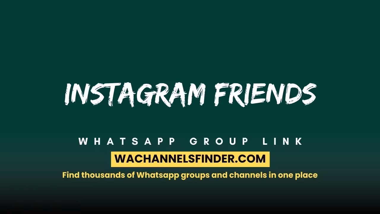INSTAGRAM FRIENDS - WhatsApp Channel