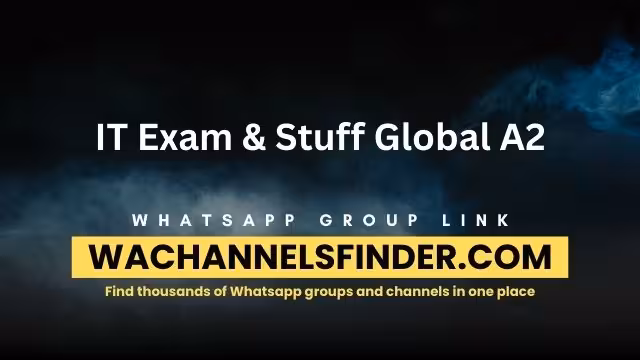 IT Exam & Stuff Global A2 - WhatsApp Channel