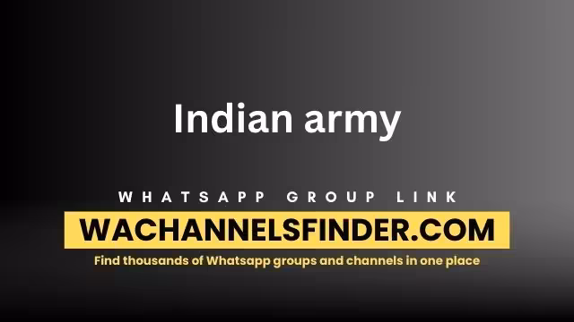 Indian army - WhatsApp Channel