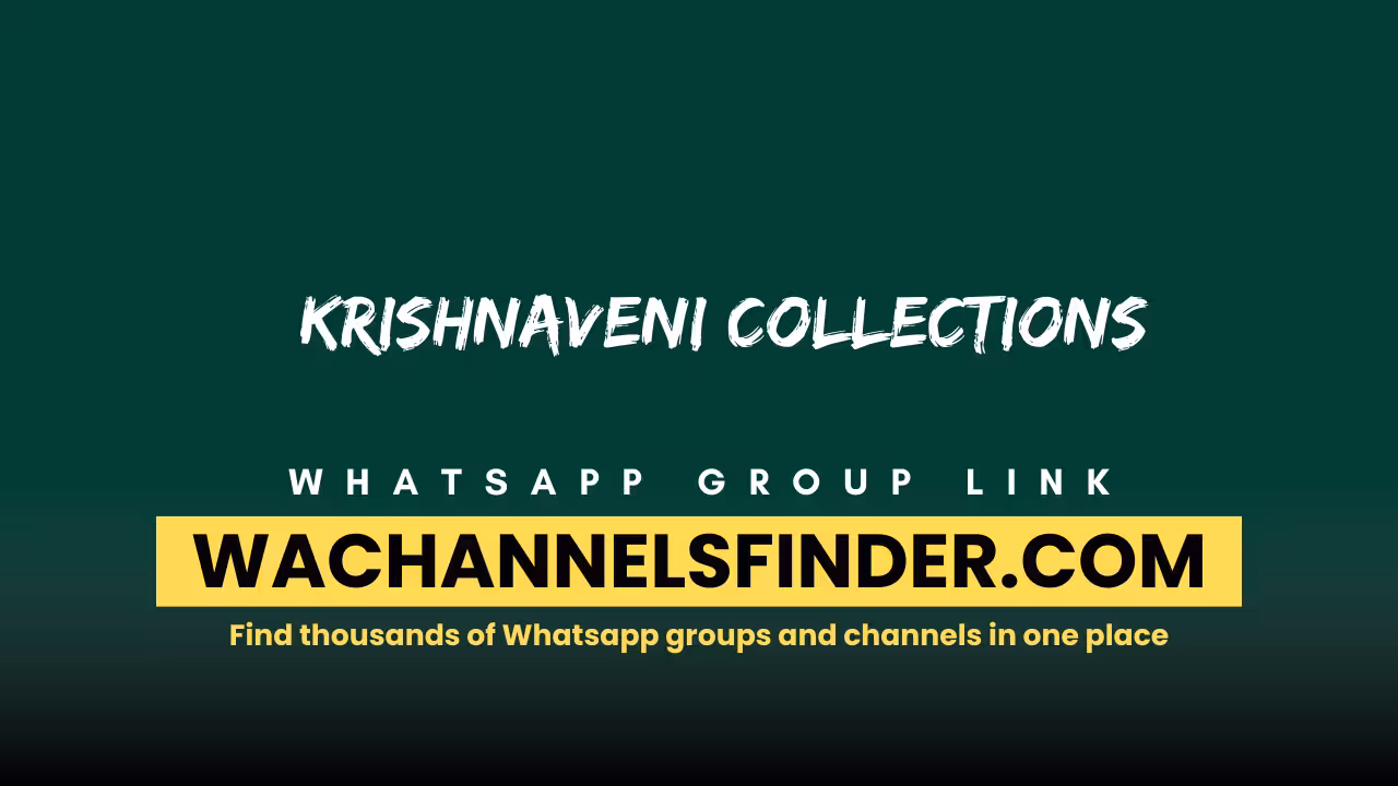 Krishnaveni Collections - WhatsApp Channel