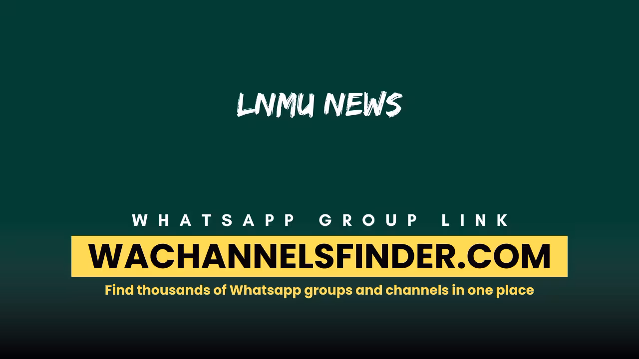 LNMU NEWS - WhatsApp Channel