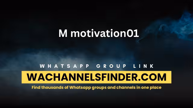 M motivation01 - WhatsApp Channel