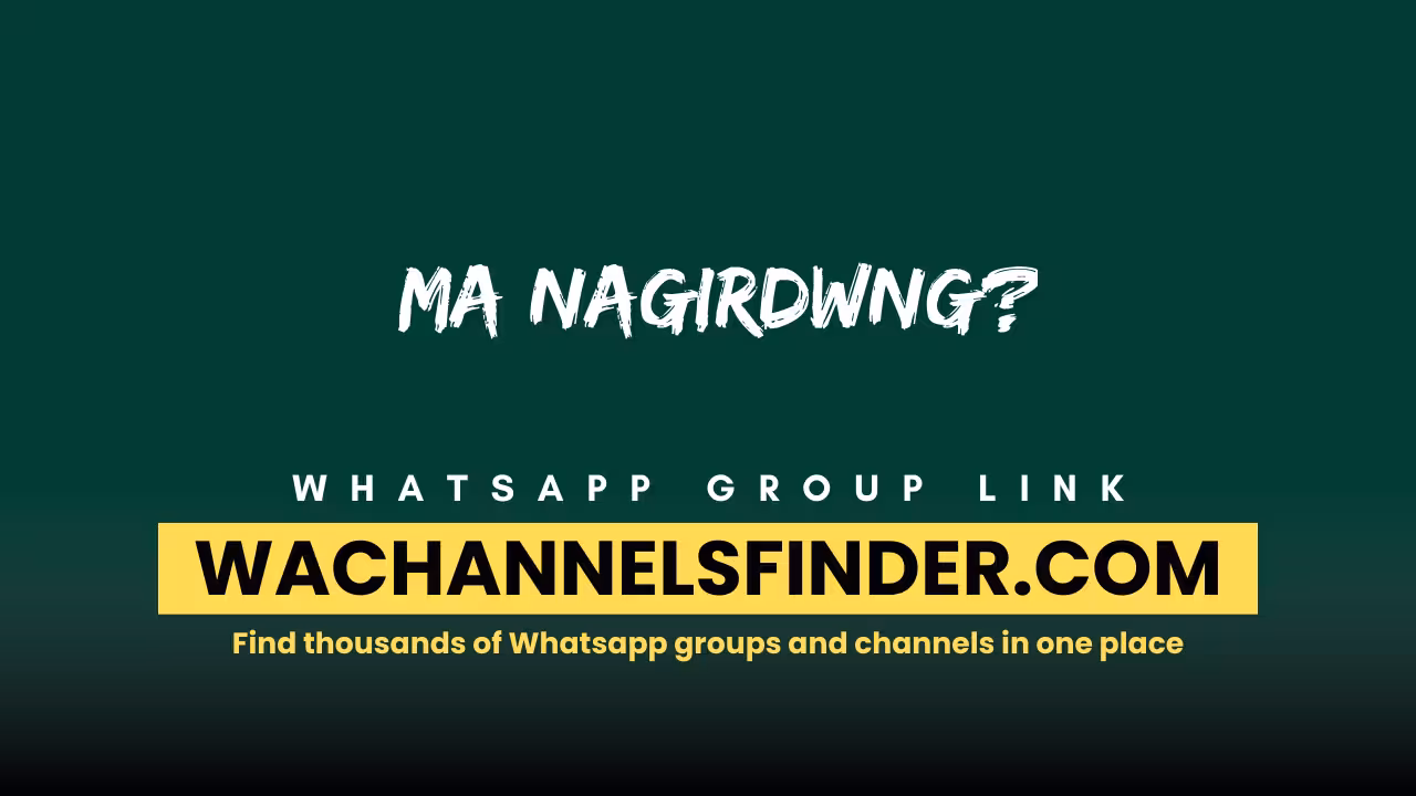 Ma nagirdwng? - WhatsApp Channel