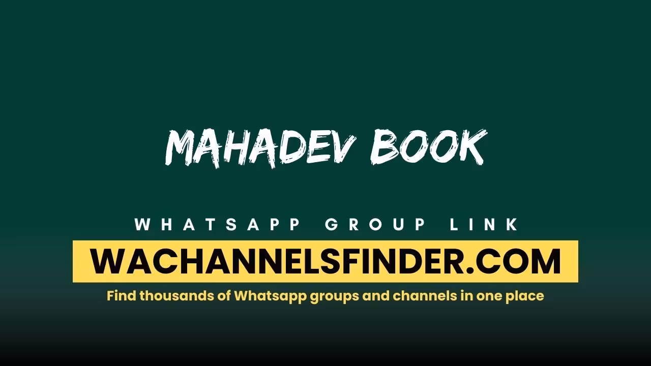Mahadev book - WhatsApp Channel
