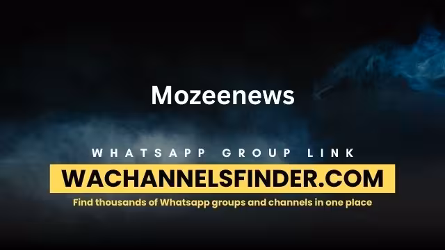 Mozeenews - WhatsApp Channel