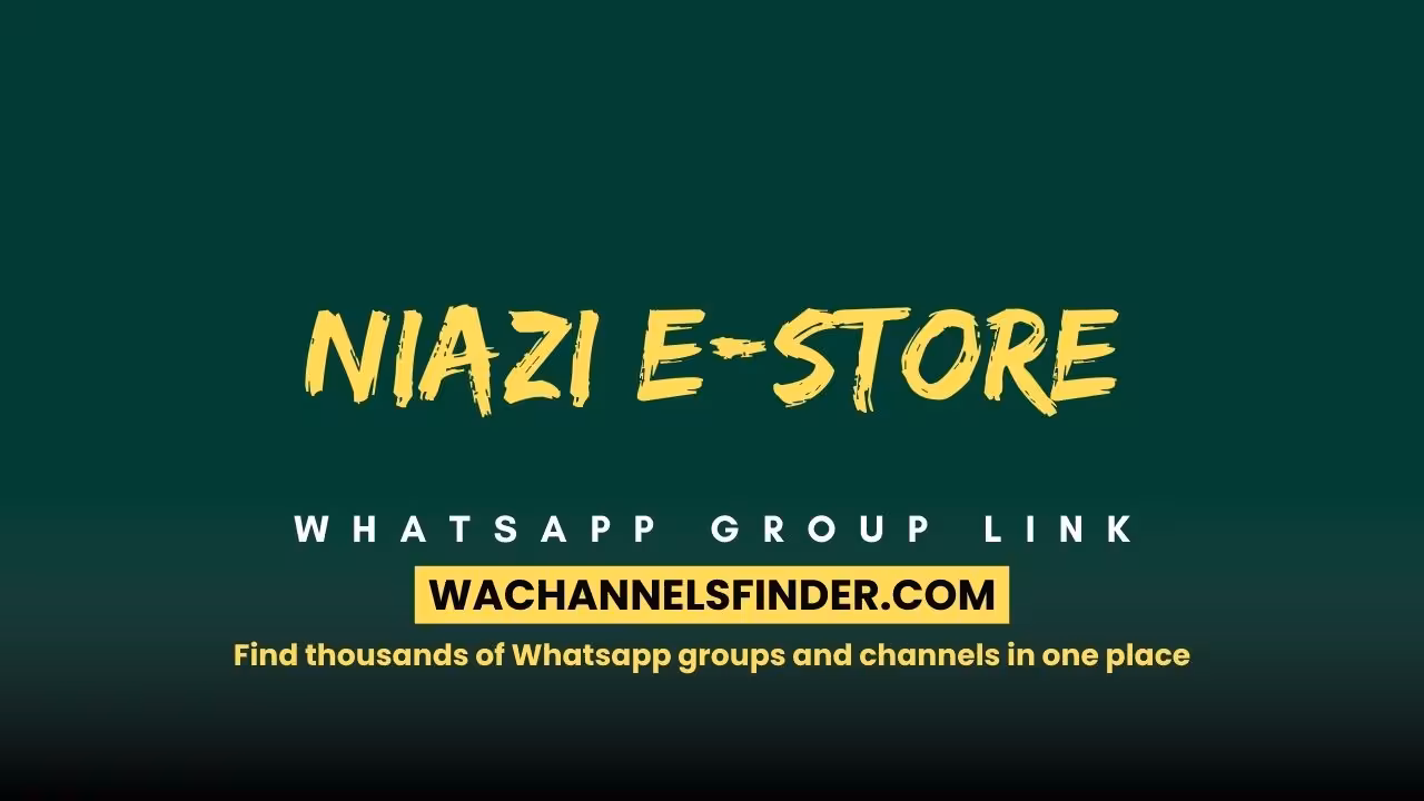 Niazi E-Store - WhatsApp Channel