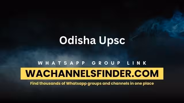 Odisha Upsc - WhatsApp Channel